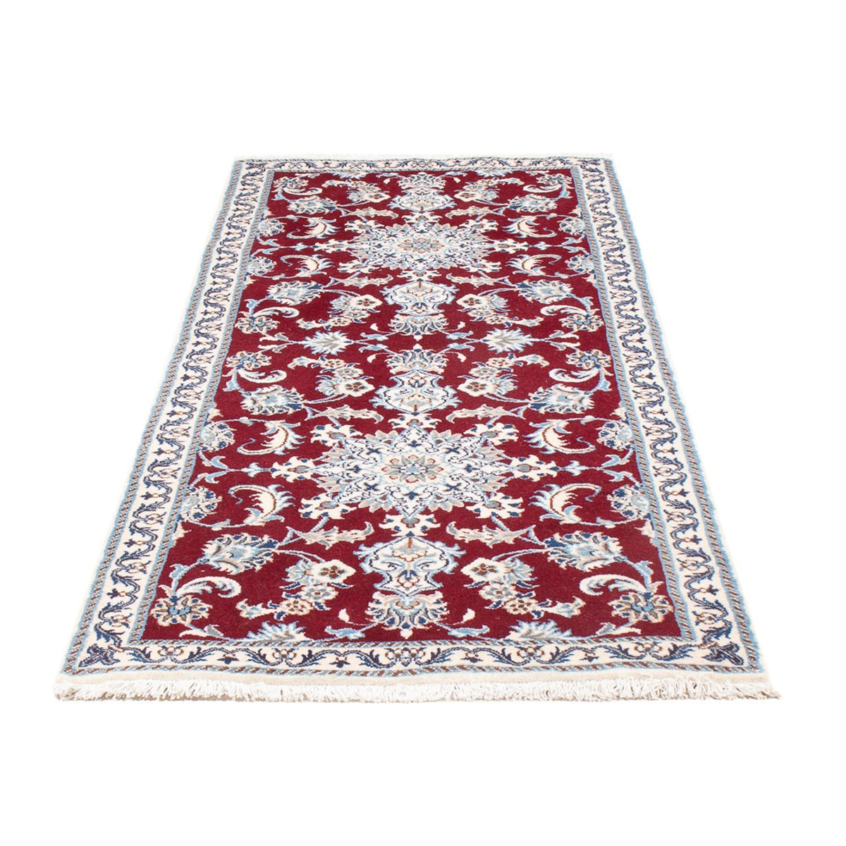 Runner Perser Rug - Nain - 194 x 80 cm - red