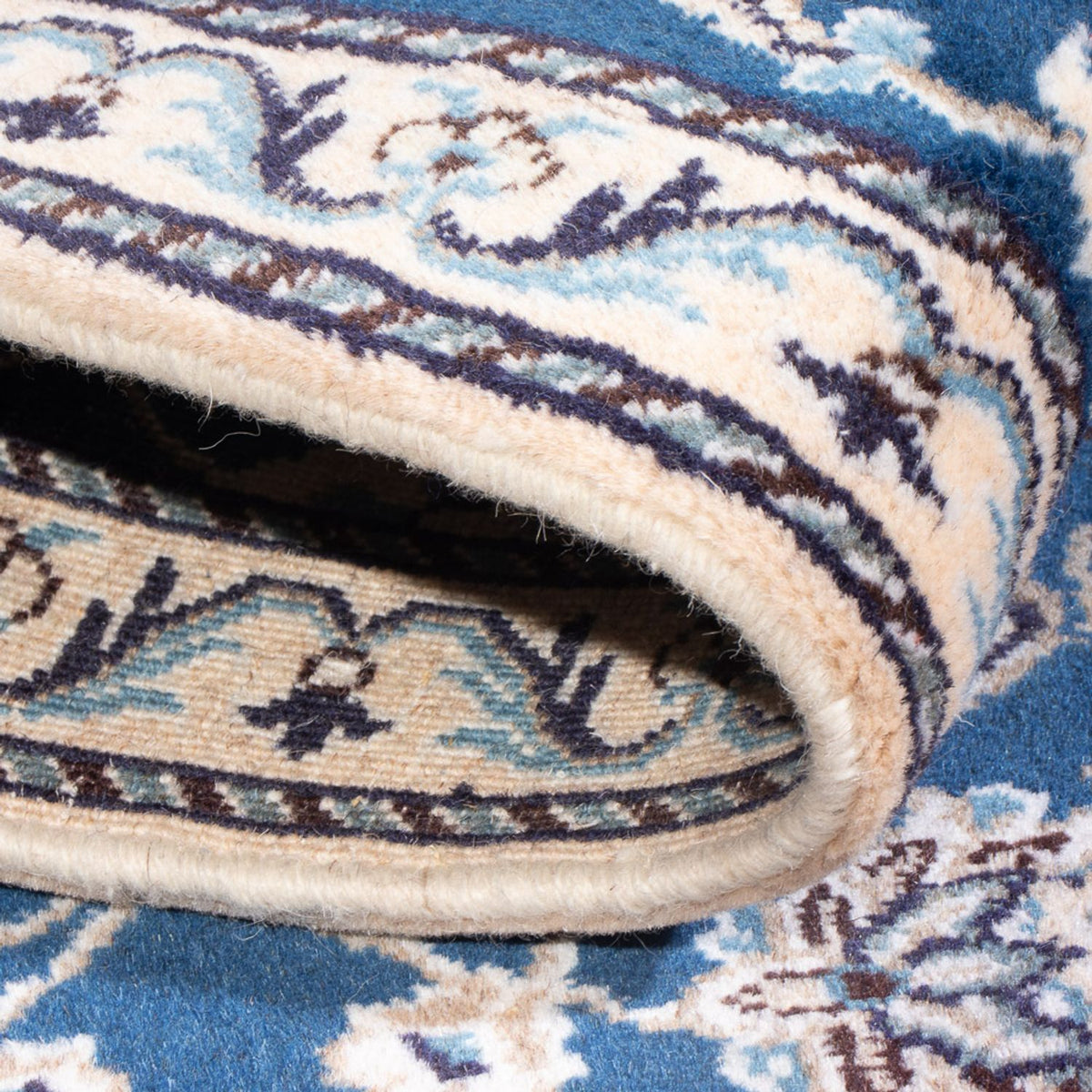 Perser Rug - Nain - 134 x 69 cm - blue