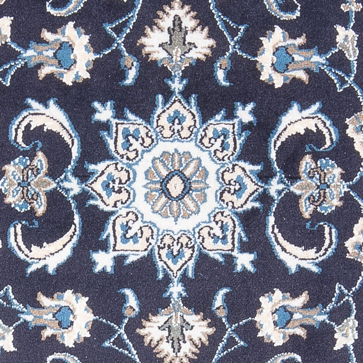 Perser Rug - Nain - 138 x 69 cm - dark blue