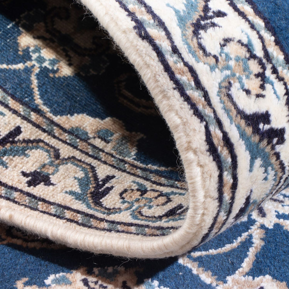 Perser Rug - Nain - 141 x 72 cm - blue