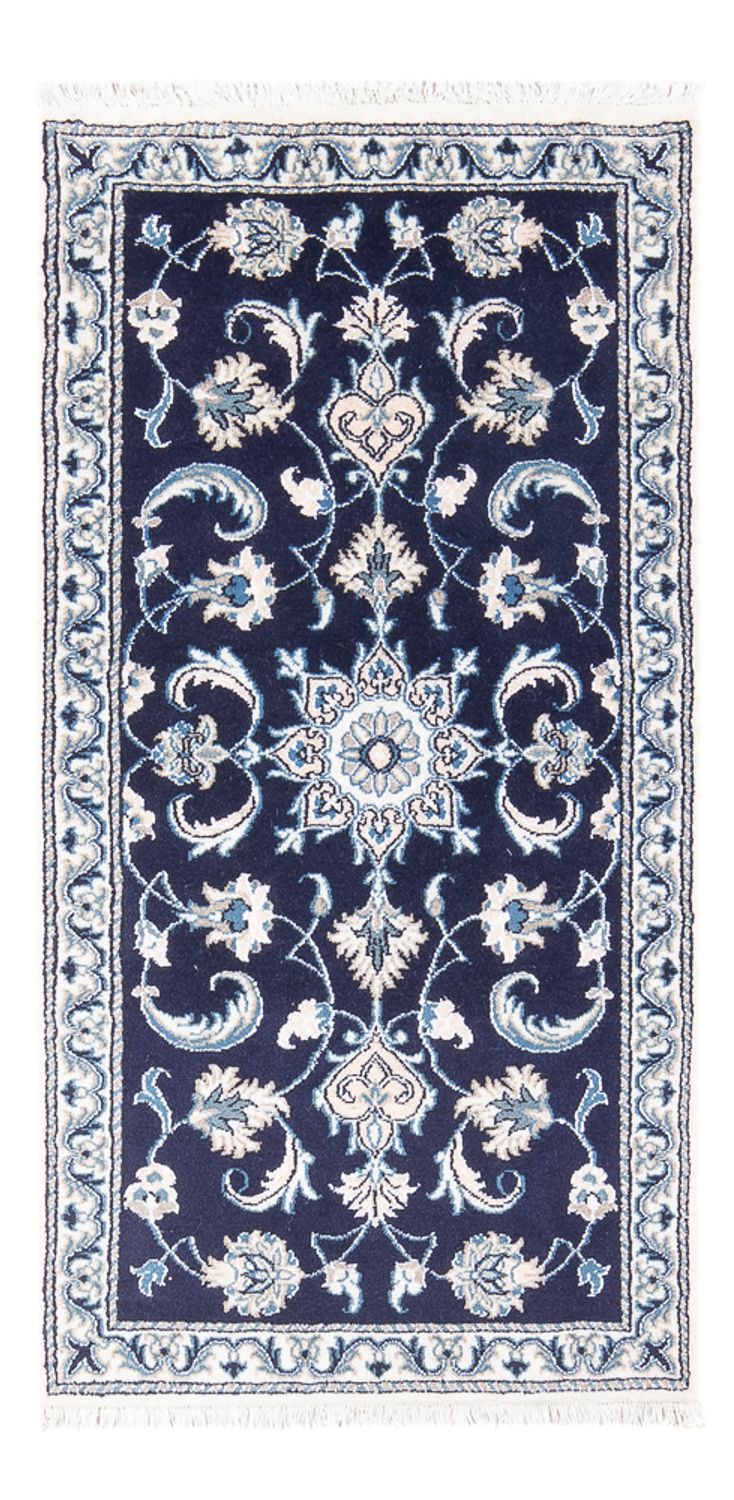Perser Rug - Nain - 141 x 70 cm - dark blue