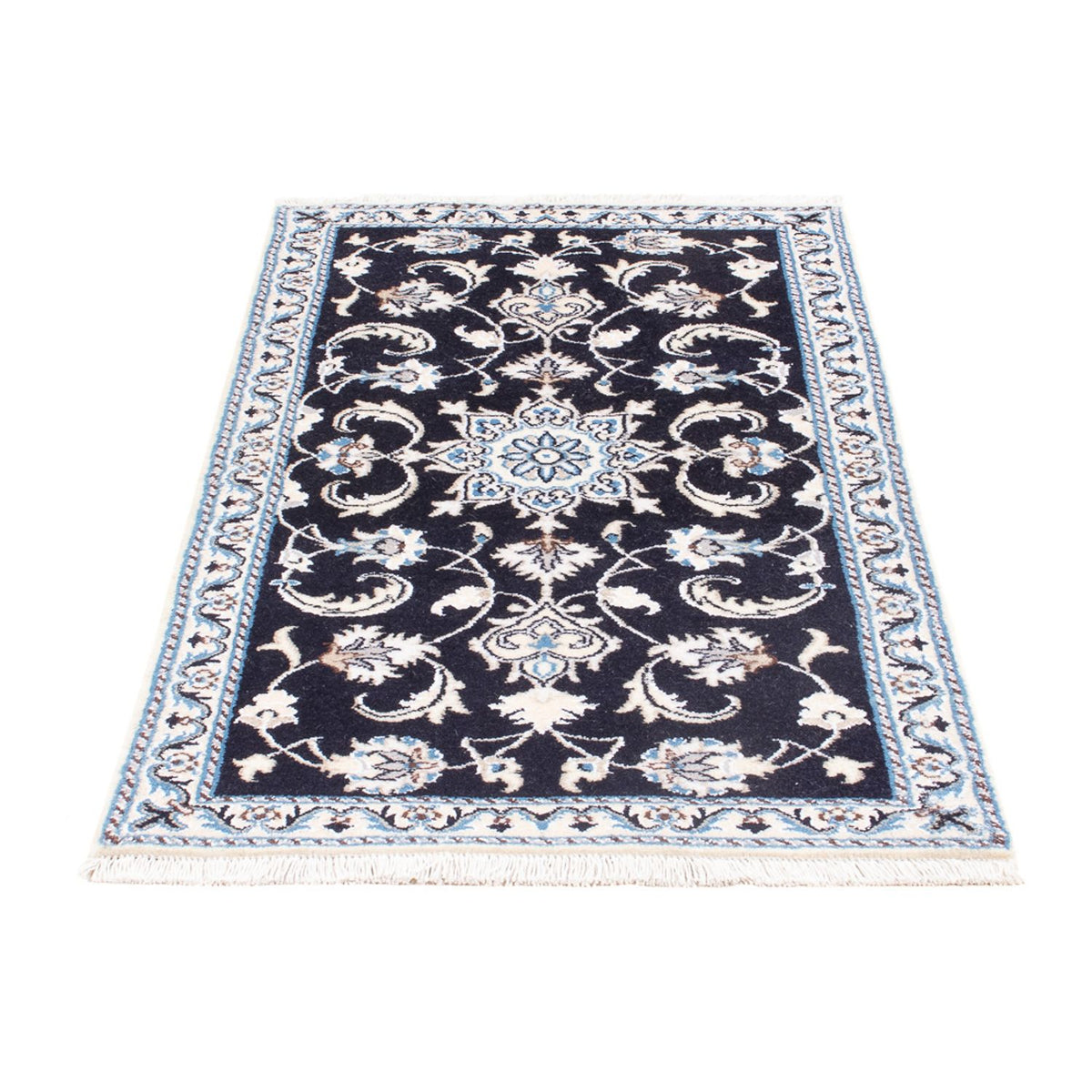 Perser Rug - Nain - 134 x 70 cm - dark blue