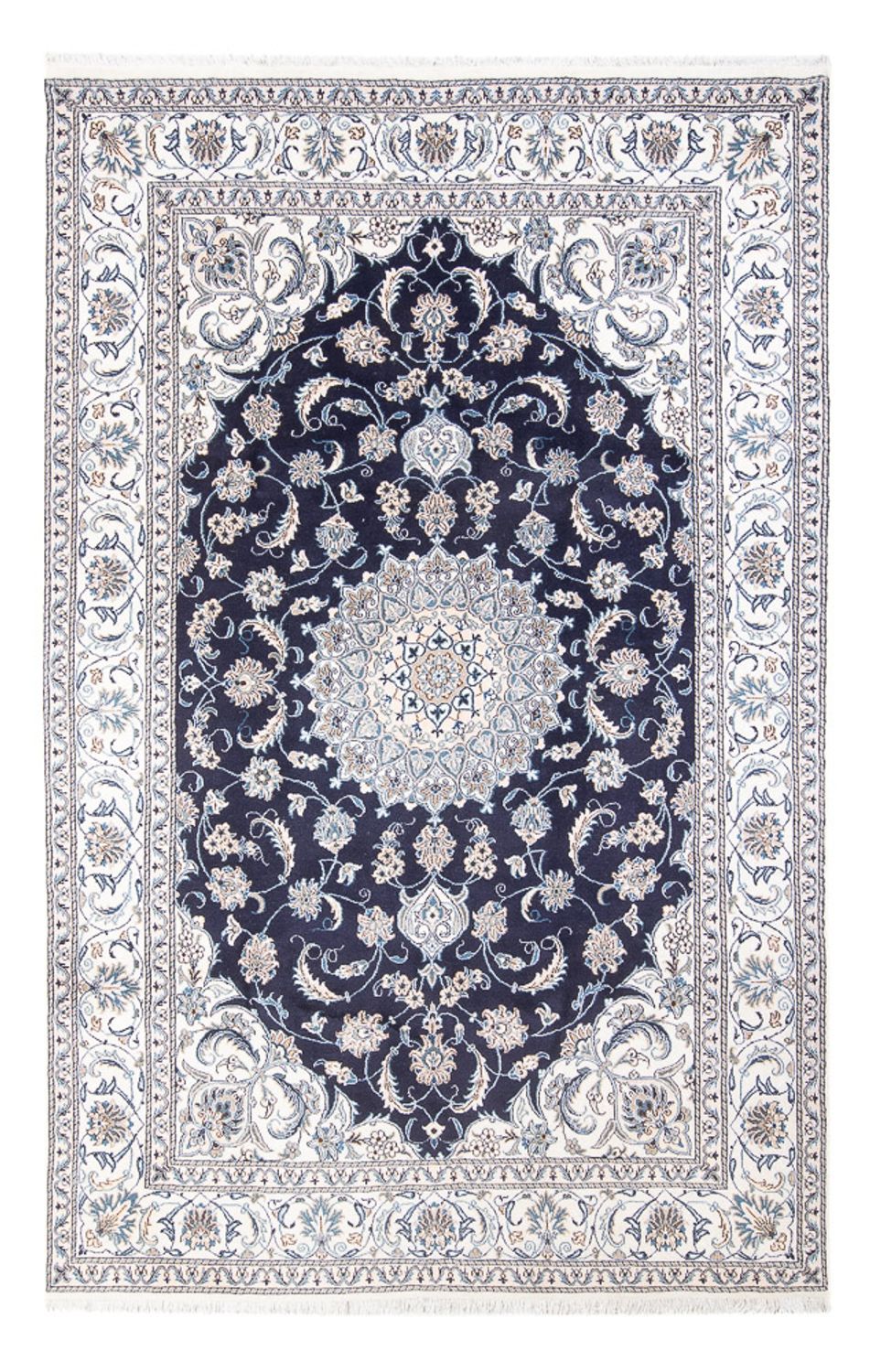 Perser Rug - Nain - 301 x 197 cm - dark blue