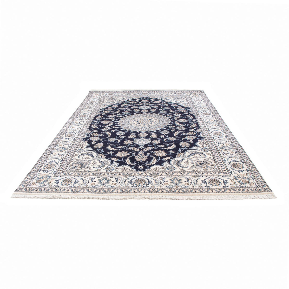 Perser Rug - Nain - 301 x 197 cm - dark blue