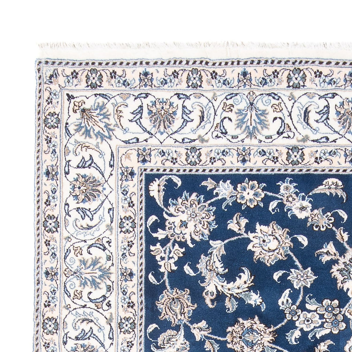 Perser Rug - Nain - 293 x 194 cm - dark blue