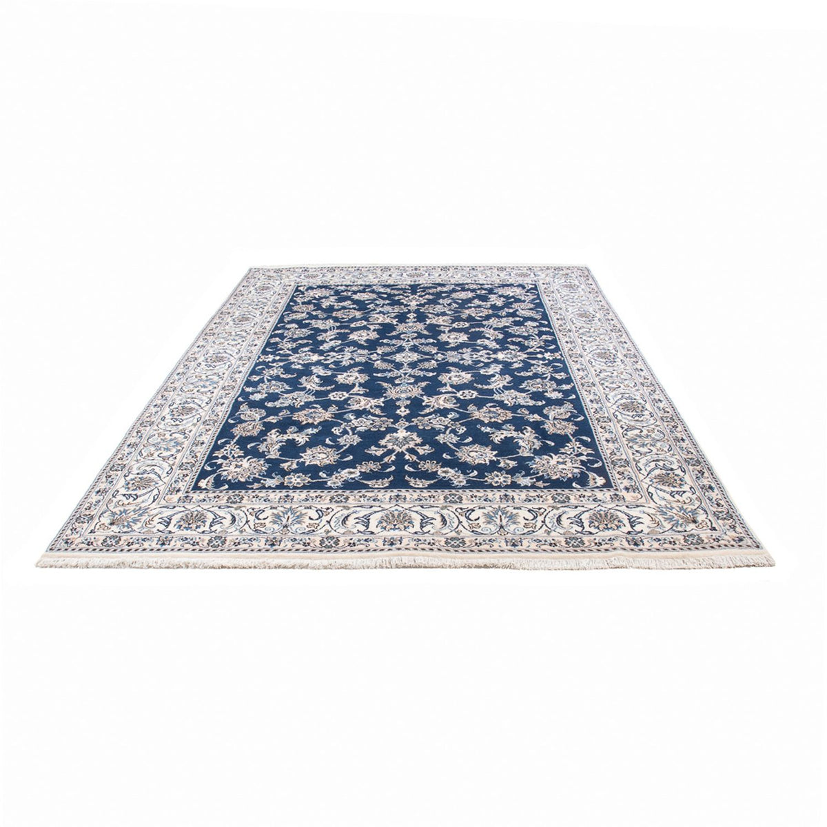 Perser Rug - Nain - 293 x 194 cm - dark blue