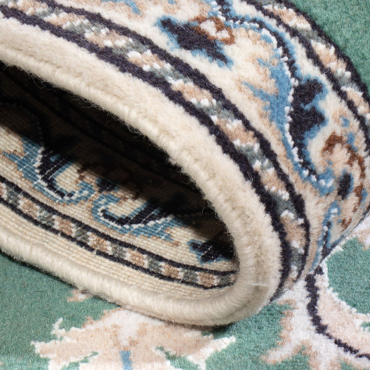 Perser Rug - Nain - 138 x 66 cm - green