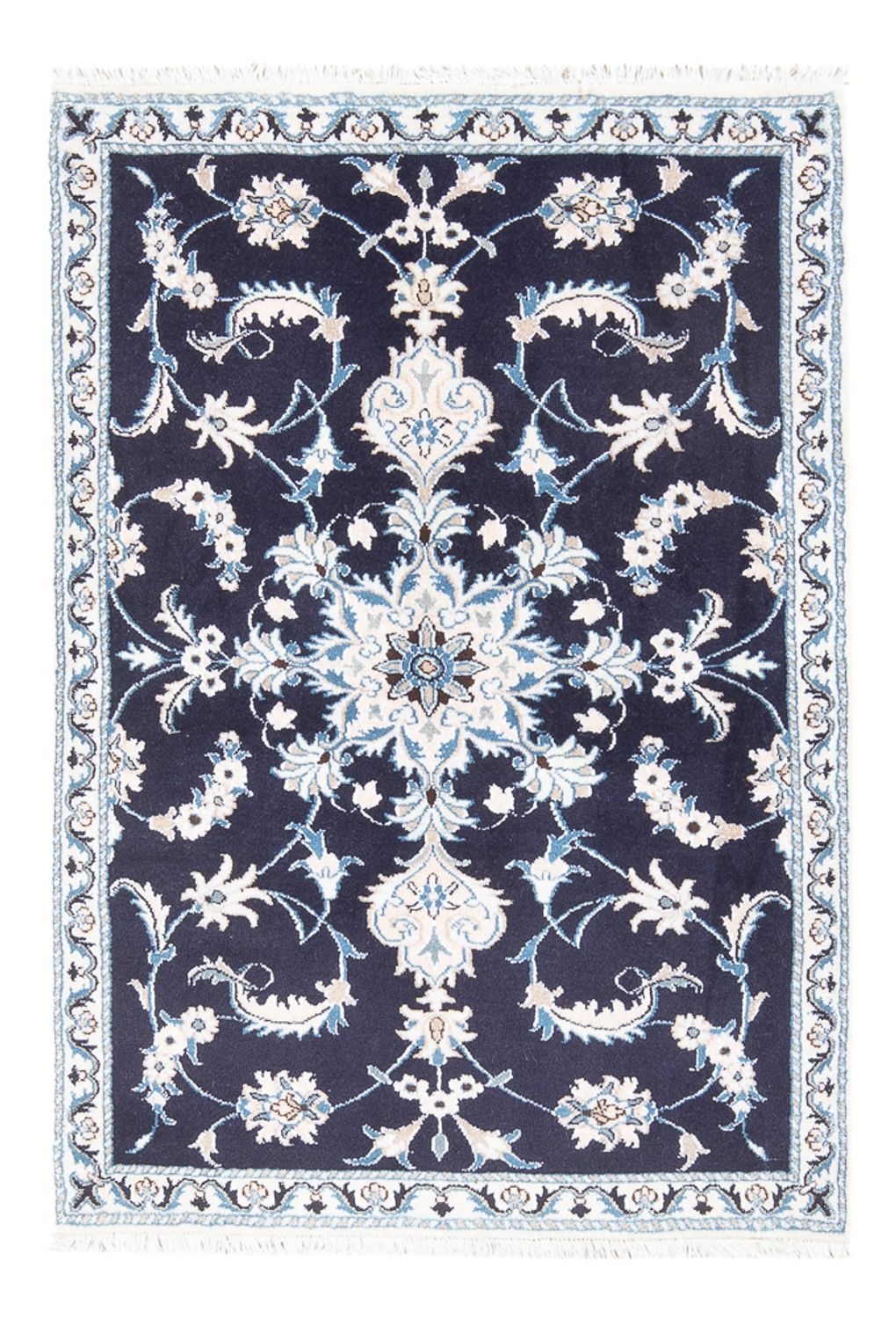 Perser Rug - Nain - 135 x 92 cm - dark blue
