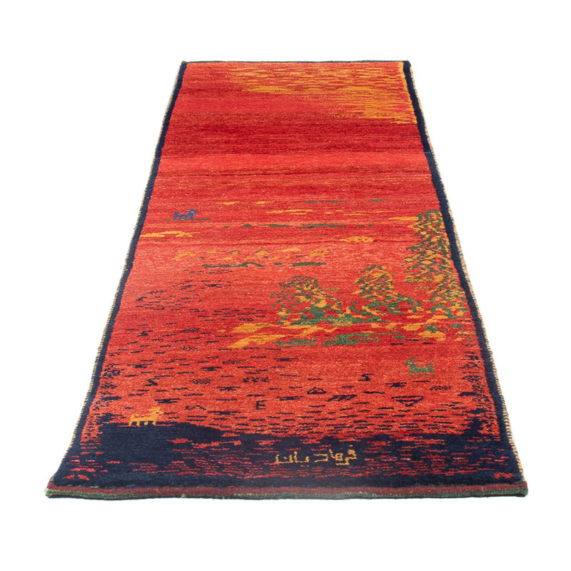 Runner Gabbeh Rug - Perser - 235 x 75 cm - multicolored