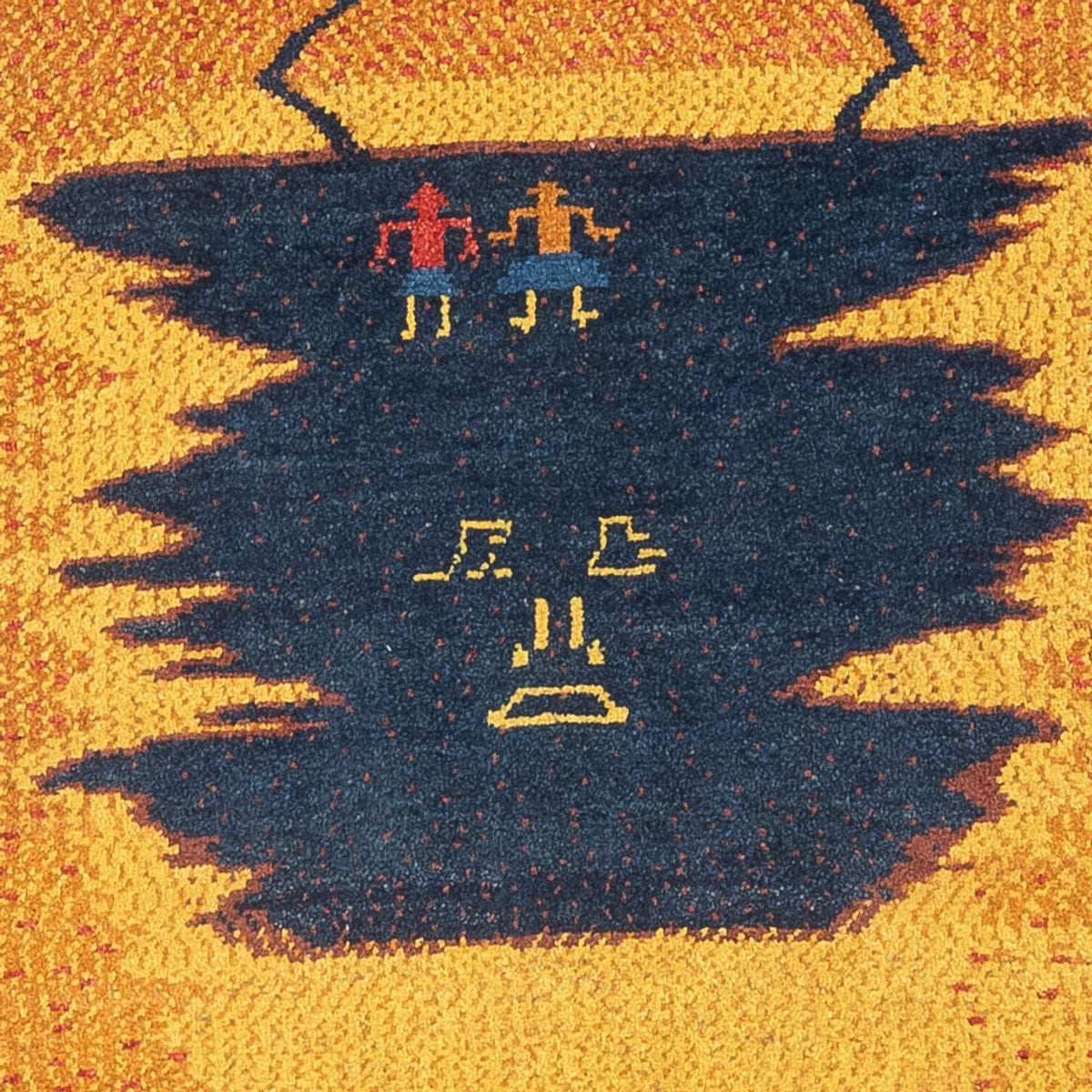 Runner Gabbeh Rug - Perser - 293 x 87 cm - multicolored