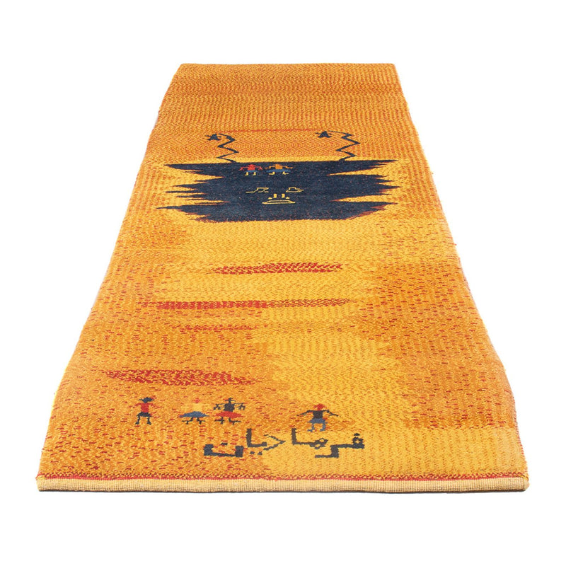 Runner Gabbeh Rug - Perser - 293 x 87 cm - multicolored