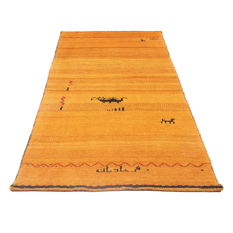 Runner Gabbeh Rug - Perser - 236 x 85 cm - orange