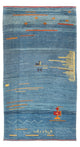 Persian Gabbeh Rug 193x90cm - Perserteppich Wollteppich