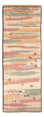 Runner Gabbeh Rug - Perser - 205 x 78 cm - multicolored