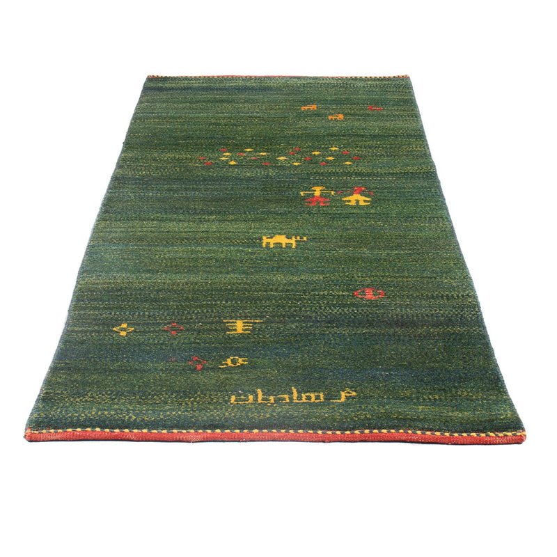 Runner Gabbeh Rug - Perser - 202 x 78 cm - green