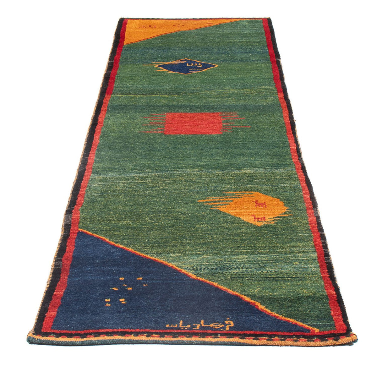 Runner Gabbeh Rug - Perser - 265 x 72 cm - multicolored