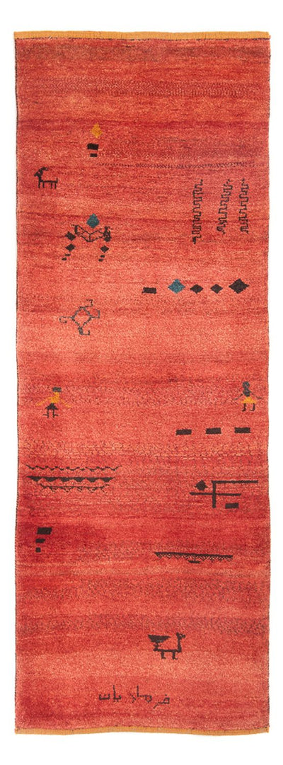 Persian Gabbeh Rug 83x225cm - Perserteppich Wollteppich