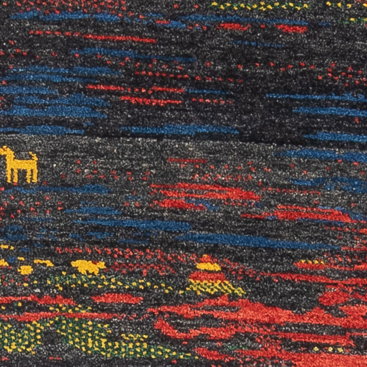 Runner Gabbeh Rug - Perser - 185 x 68 cm - multicolored