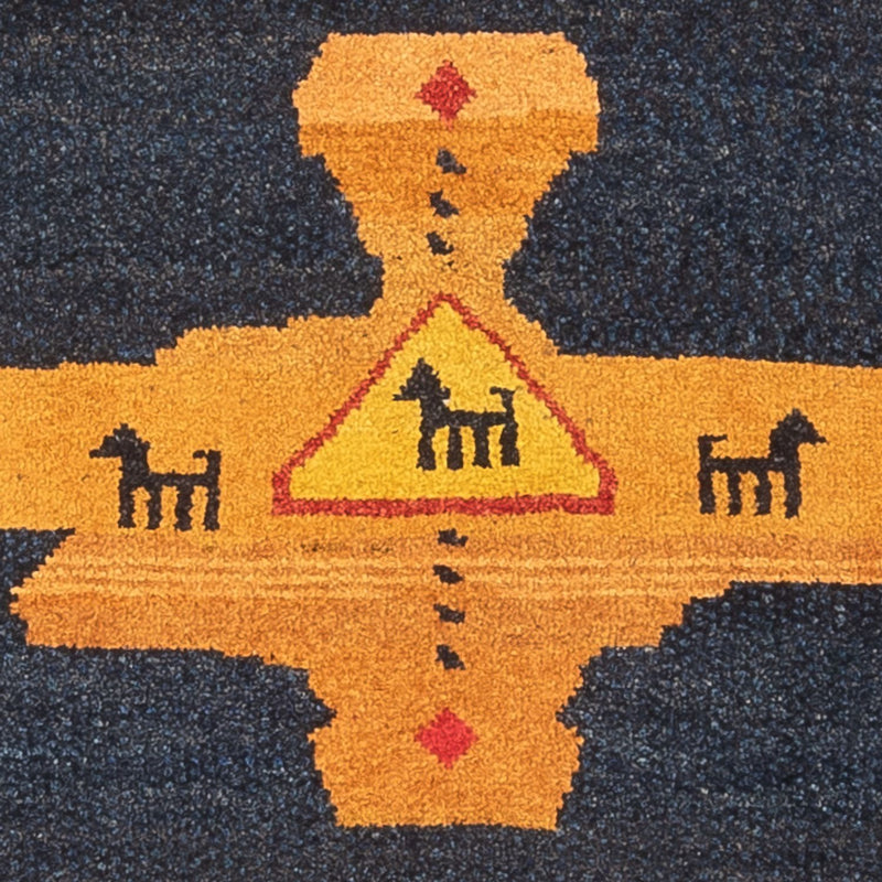 Runner Gabbeh Rug - Perser - 217 x 79 cm - multicolored