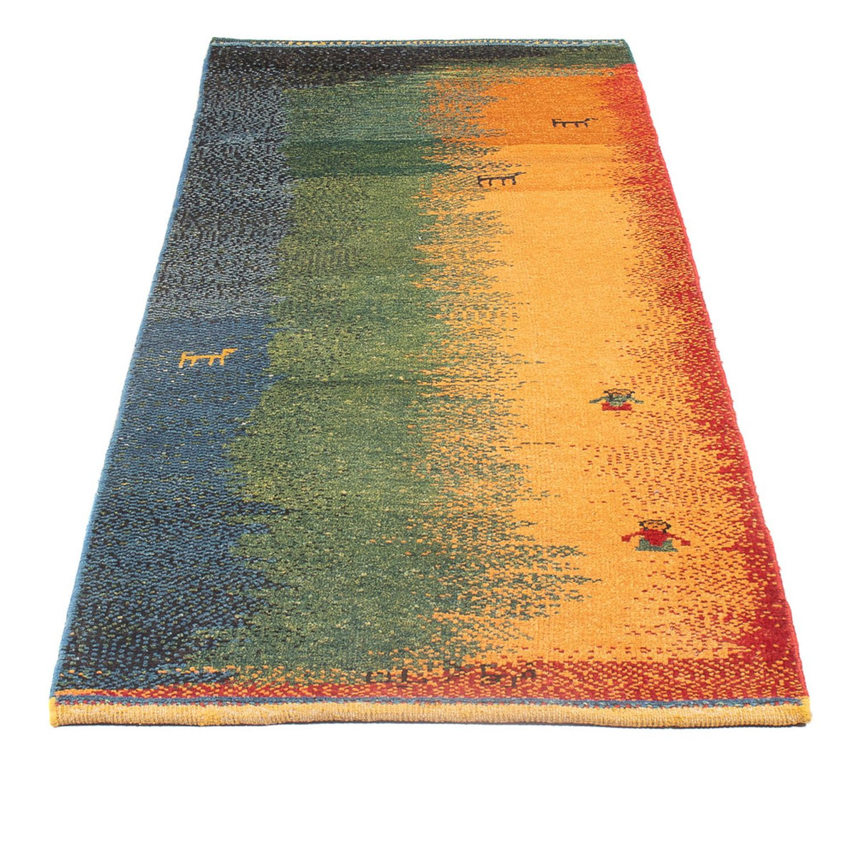Runner Gabbeh Rug - Perser - 202 x 68 cm - multicolored