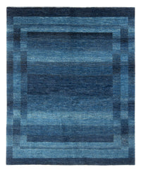 Gabbeh Rug - Loribaft Perser - 225 x 186 cm - sea blue