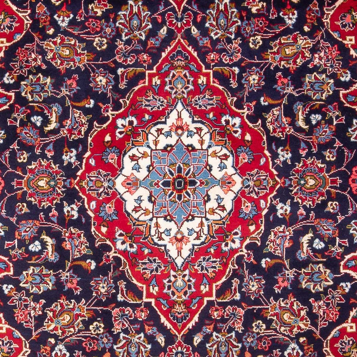 Perser Rug - Keshan - 300 x 200 cm - dark blue