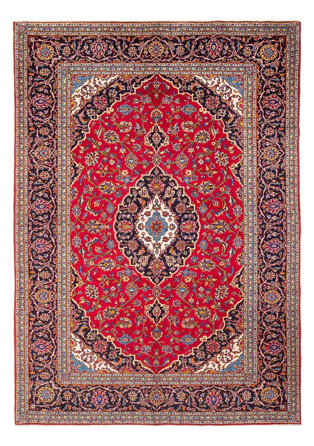 Perser Rug - Keshan - 296 x 203 cm - red