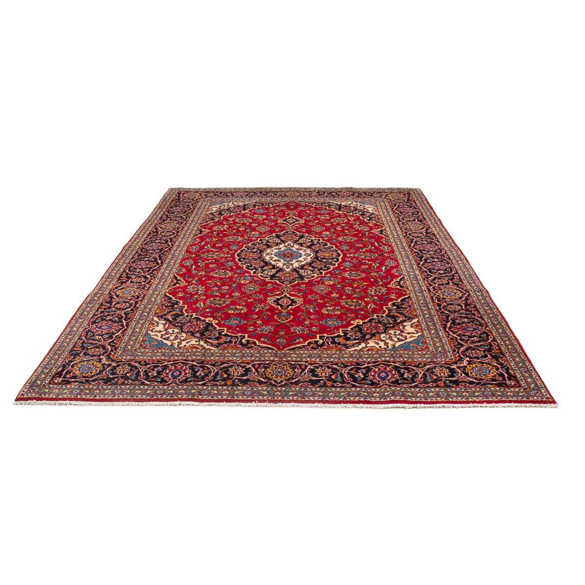 Perser Rug - Keshan - 296 x 203 cm - red