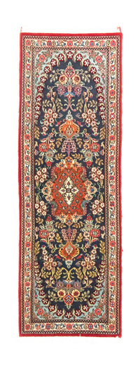 Runner Perser Rug - Ghom - 159 x 49 cm - blue