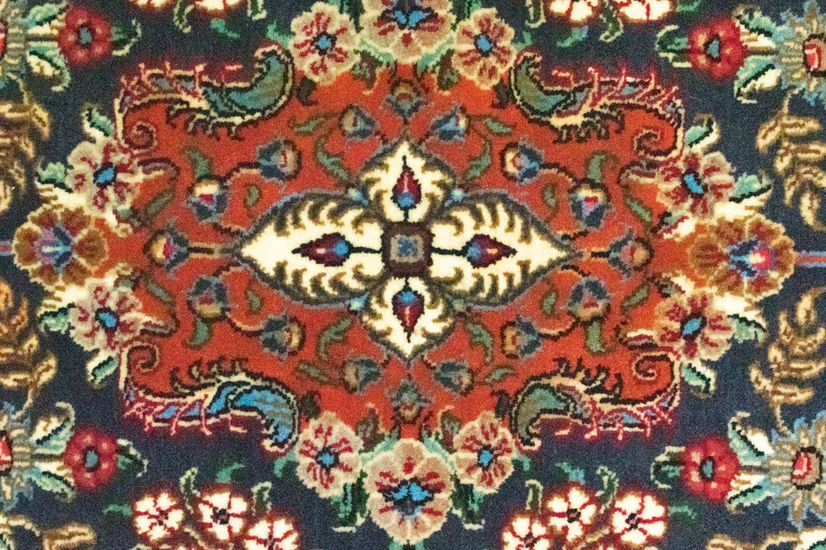 Runner Perser Rug - Ghom - 159 x 49 cm - blue