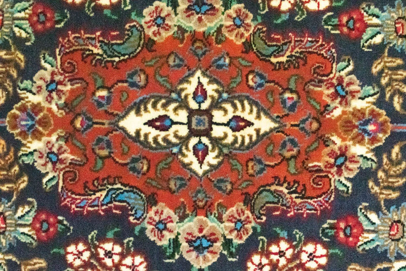 Runner Perser Rug - Ghom - 159 x 49 cm - blue