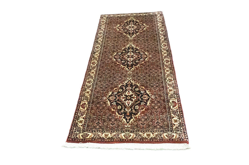 Runner Perser Rug - Bidjar - 190 x 72 cm - brown