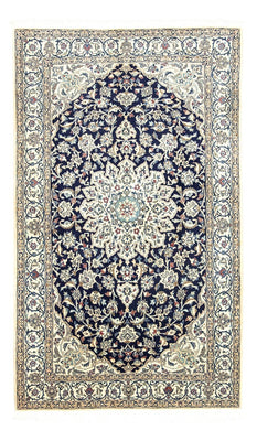 Perser Rug - Nain - 215 x 130 cm - dark blue