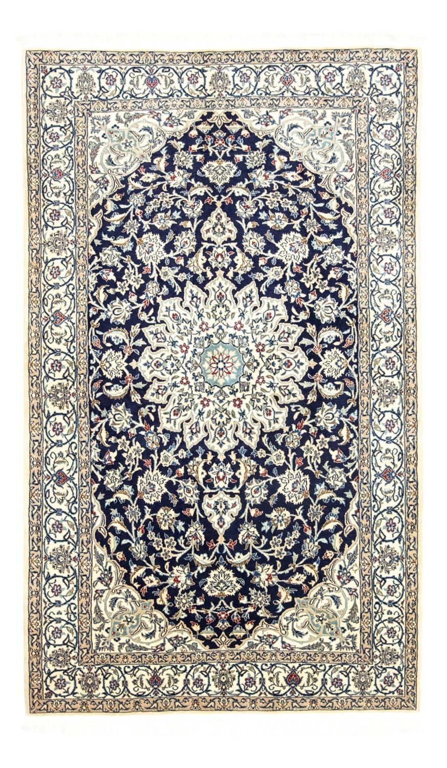 Perser Rug - Nain - 215 x 130 cm - dark blue