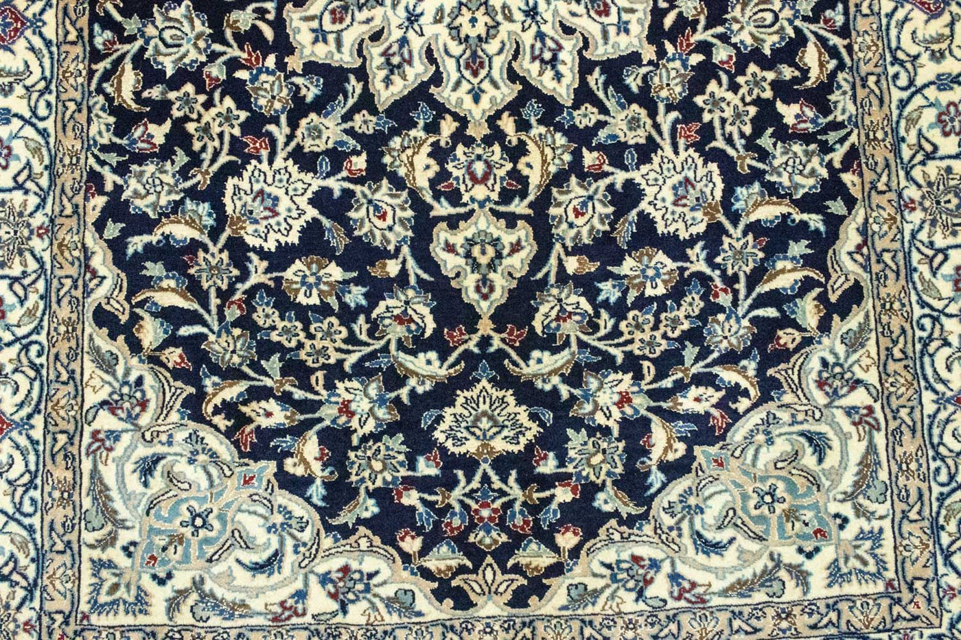 Perser Rug - Nain - 215 x 130 cm - dark blue