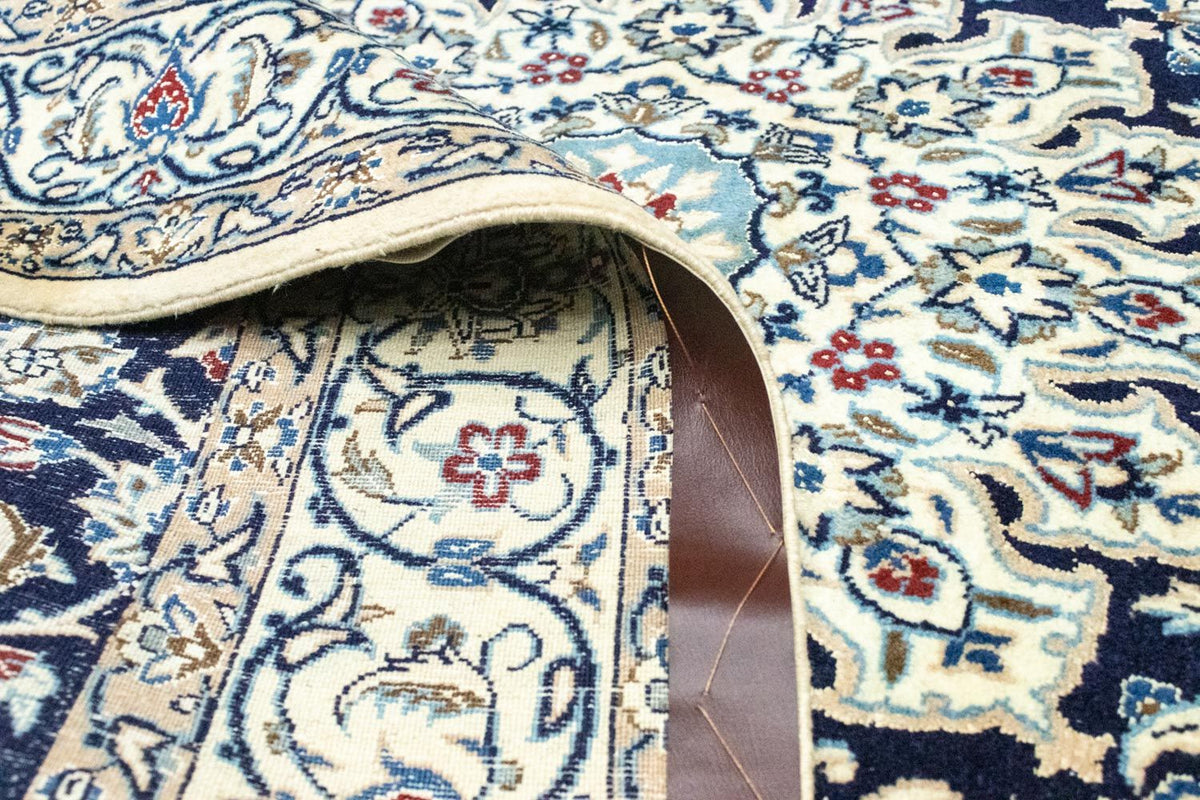 Perser Rug - Nain - 215 x 130 cm - dark blue