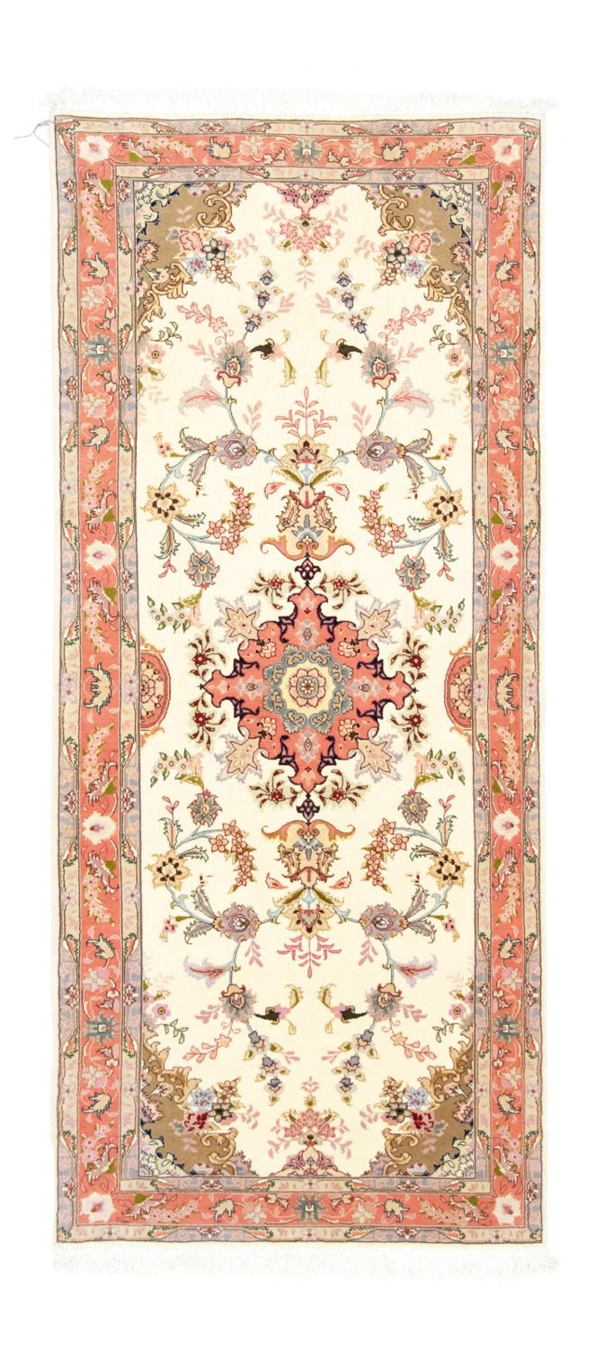 Runner Perser Rug - Tabriz - Royal - 199 x 85 cm - beige