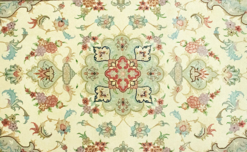 Runner Perser Rug - Tabriz - Royal - 338 x 89 cm - beige