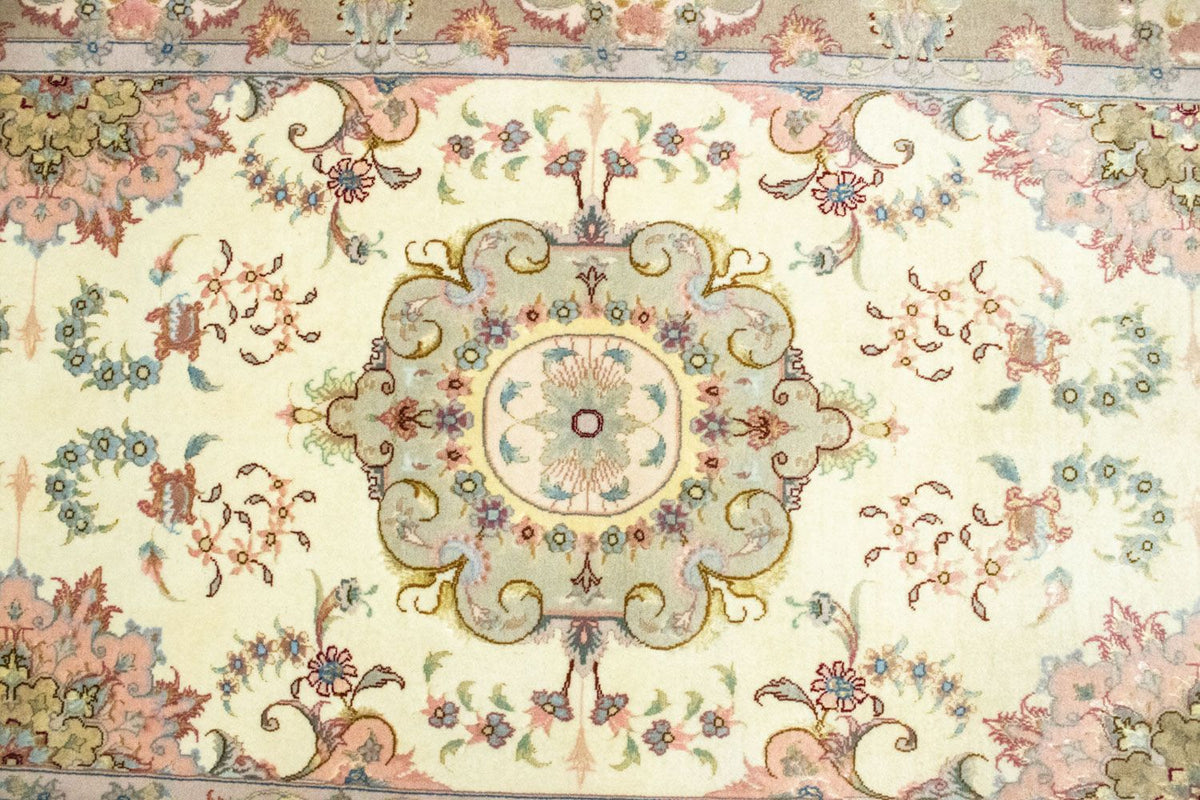 Runner Perser Rug - Tabriz - 337 x 90 cm - beige