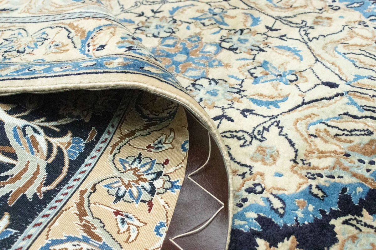 Perser Rug - Nain - 208 x 125 cm - dark blue