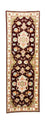 Runner Perser Rug - Tabriz - Royal - 227 x 76 cm - dark red