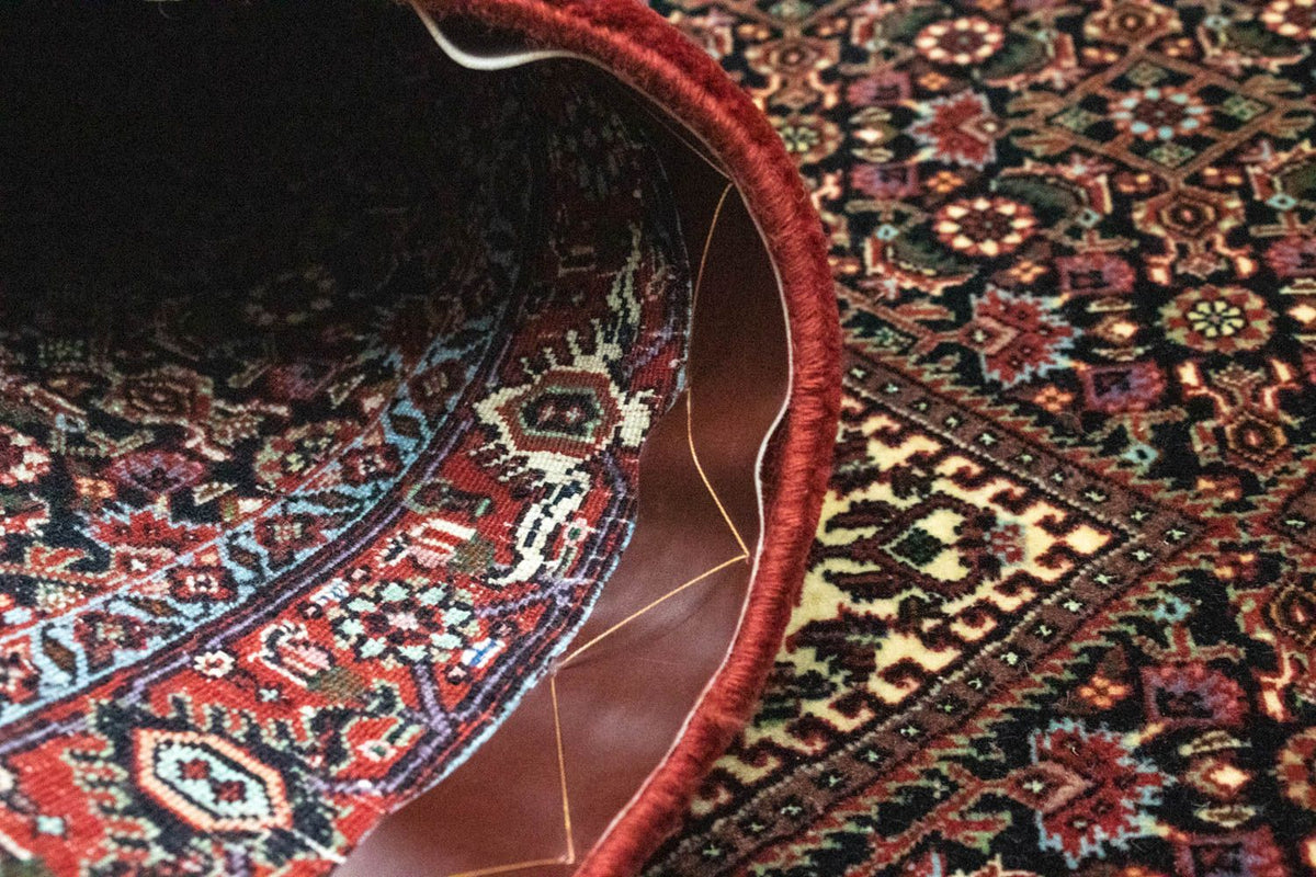 Runner Perser Rug - Bidjar - 294 x 83 cm - blue