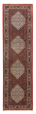 Runner Perser Rug - Bidjar - 317 x 88 cm - red