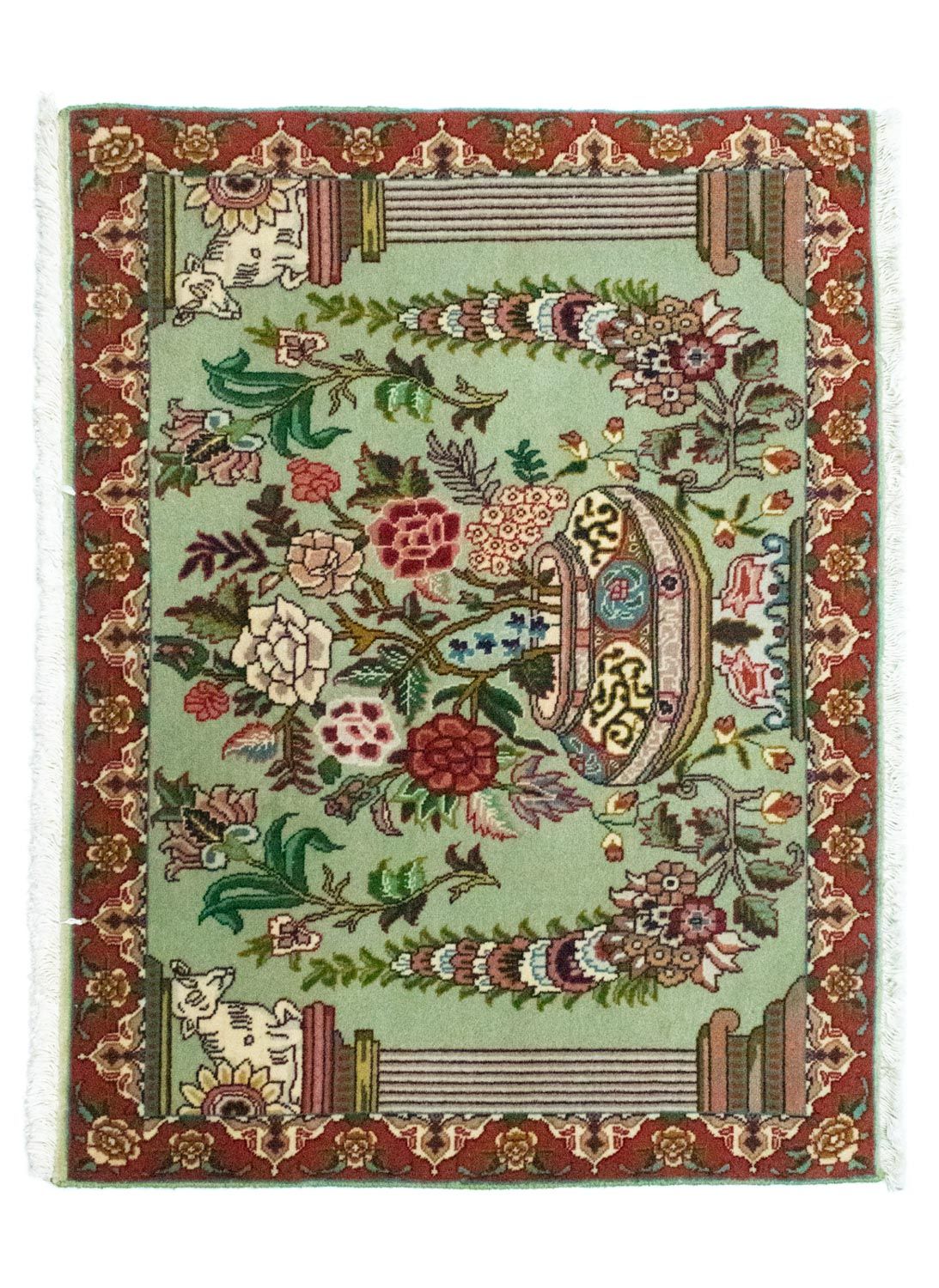 Perser Rug - Tabriz - Royal - 83 x 62 cm - green