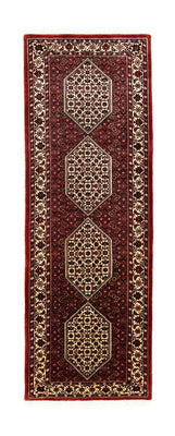 Runner Perser Rug - Bidjar - 226 x 75 cm - red