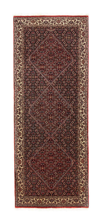 Runner Perser Rug - Bidjar - 216 x 85 cm - dark red