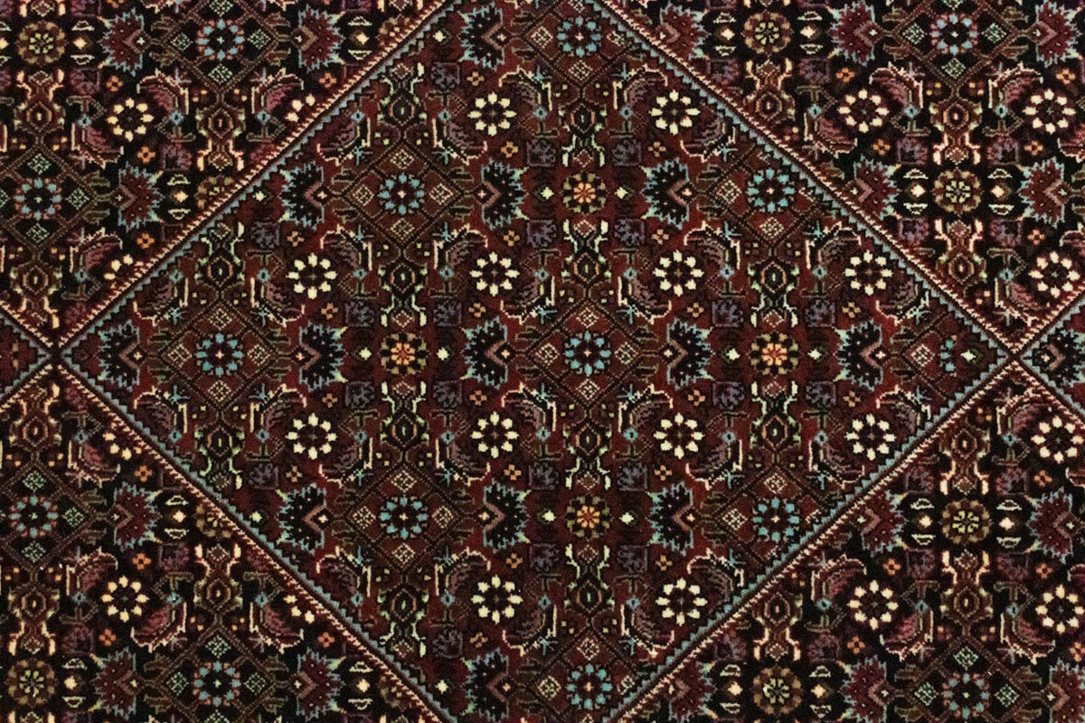 Runner Perser Rug - Bidjar - 216 x 85 cm - dark red