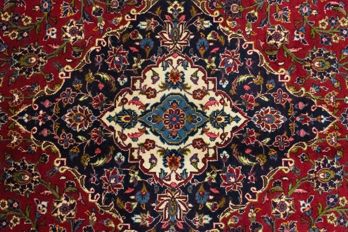 Perser Rug - Keshan - 368 x 250 cm - red