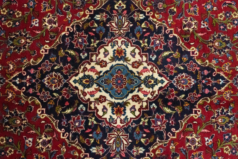 Perser Rug - Keshan - 368 x 250 cm - red
