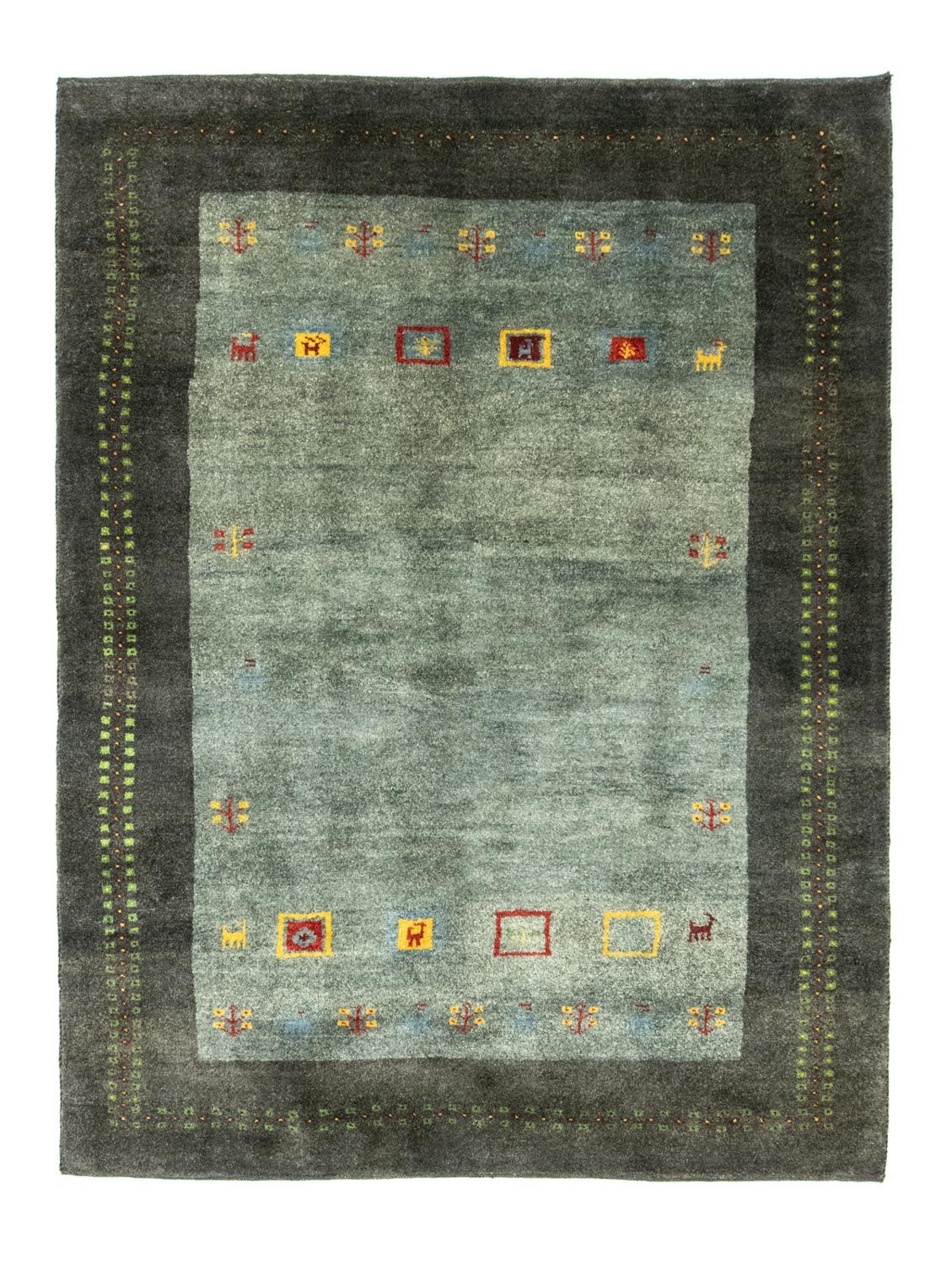 Gabbeh Rug - Perser - 195 x 142 cm - grey